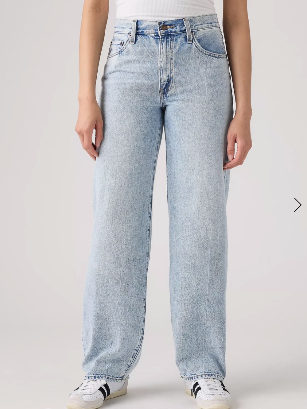 Levi's® Premium Baggy Dad Women's Jeans Light Wash 30W x 30L - Picture 5 of 9